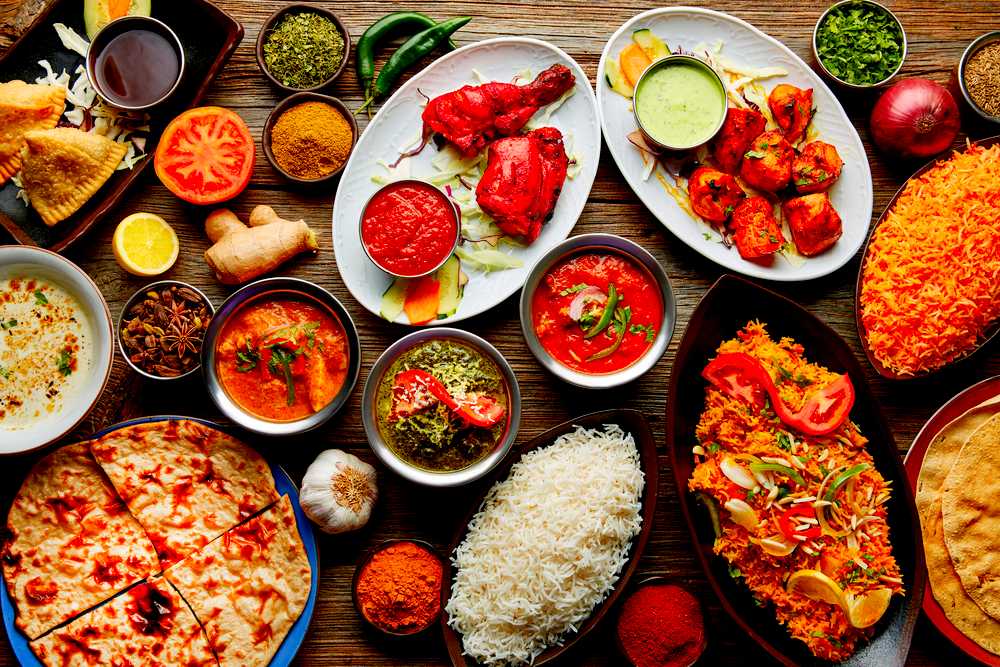 taste of India food